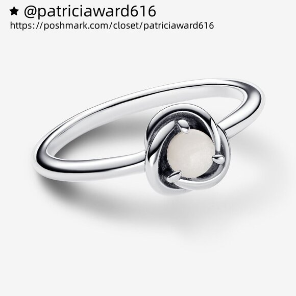 Pandora June Birthstone Eternity Circle Ring - Picture 1 of 5